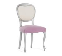 Eysa Pack de 2 Fundas bielásticas para Silla sin Respaldo Color Rosa diseño Harlem