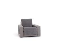 Eysa Salvasofá o Funda de sofá práctica Rabat 1 Plaza Color 06/Gris Oscuro