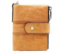 Eysee Carteras de cuero, bolsos de mano para mujer, paquetes de tarjetas, monedero retro, bolsillo para monedas, Brown, 9.5 cm (L) * 11.8 cm (H) * 2.9 cm(W), Retro