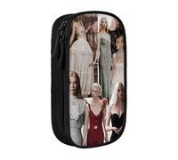 EYTFYZGL Anya Taylor-Joy - Estuche con correa desmontable, bolsa de tela Oxford con múltiples bolsillos para bolígrafos, herramientas, cosméticos, multicolor, Estilo europeo y americano, retro