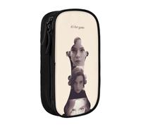 EYTFYZGL Anya Taylor-Joy - Estuche con sacapuntas integrado, almacenamiento todo en uno para lápices, gomas de borrar, reglas (uso escolar), multicolor, Estilo europeo y americano, retro, moderno