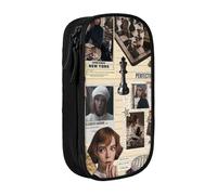 EYTFYZGL Anya Taylor-Joy - Estuche de tela Oxford de alta calidad, costuras reforzadas para bolígrafos, pinceles, cargadores (ligero), multicolor, Estilo europeo y americano, retro, moderno