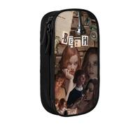 EYTFYZGL Anya Taylor-Joy - Estuche para artistas en movimiento, tela Oxford resistente al agua con trabillas para pinceles y ranuras para bolígrafos, multicolor, Estilo europeo y americano, retro