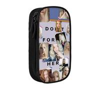 EYTFYZGL Anya Taylor-Joy - Estuche para equipo de fotografía, tela Oxford protectora para lentes, tarjetas SD, bolígrafos, multicolor, Estilo europeo y americano, retro, moderno