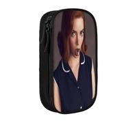 EYTFYZGL Anya Taylor-Joy - Estuche para interior de coche, bolsa con cremallera para bolígrafos, monedas, billetes de peaje (base antideslizante), multicolor, Estilo europeo y americano, retro