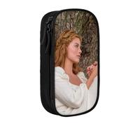 EYTFYZGL Anya Taylor-Joy - Estuche para profesionales ocupados, diseño elegante con 5 ranuras para bolígrafos y bolsillo oculto (logotipo personalizado), multicolor, Estilo europeo y americano, retro