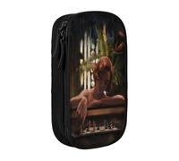 EYTFYZGL Anya Taylor-Joy - Estuche personalizable para regalo, cremallera duradera y tela Oxford nítida para artículos esenciales diarios, multicolor, Estilo europeo y americano, retro, moderno