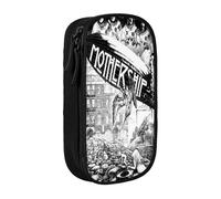 EYTFYZGL Estuche Led Zeppelin con opción de diseño personalizado, tela Oxford resistente con 3 bolsillos y trabillas para bolígrafo (listo para regalo), multicolor, Estilo europeo y americano, retro