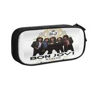 EYTFYZGL Jon Bon Jovi - Estuche interior a prueba de fugas - Funda de tela Oxford con cremallera para bolígrafos de tinta, pintalabios y objetos pequeños, multicolor, Estilo europeo y americano, retro