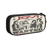 EYTFYZGL Jon Bon Jovi - Estuche para lápices, opciones de colores vibrantes, cremallera suave y tela ligera para niños, adolescentes y adultos, multicolor, Estilo europeo y americano, retro, moderno