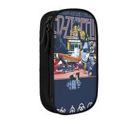 EYTFYZGL Led Zeppelin - Estuche para artículos esenciales de camping, tela Oxford impermeable con cremallera para fósforos, bolígrafos, mapas, multicolor, Estilo europeo y americano, retro, moderno