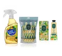 EYÜP SABRİ TUNCER Eau de Cologne Hawaiian Piña 150 ml Spray + Toallitas Refrescantes de Piña Hawaiana 150 Unidades + Crema para manos y cuerpo 50 ml