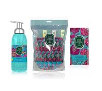 EYÜP SABRİ TUNCER Set de Cuidado de Manos Ocean - Jabón Espumoso con Aceite de Oliva 500 ml + Toallitas Refrescantes 150 Unidades - Aroma Fresco del Océano