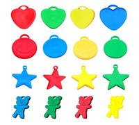EYVRPAU 12 Piezas Peso Globos de Helio, Pesas para Globos, Colgantes de Peso, helio para decoración de fiesta