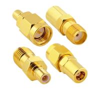 EYVRPAU 4 piezas Adaptador de Antena SMA a SMB, Adaptador de Antena para Automóvil, Satélite Radio, Conector SMA, Cable Pigtail, Adapter, Car Aerial Antenna