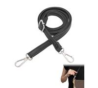 EYVRPAU Correa para Bolso Bandolera y Hombro Ajustable de Recambio, 1 pieza (1.2cm Ancho x 1.45m Largo), Piel Sintética PU Negra para Mujer. Renueva tu estilo.