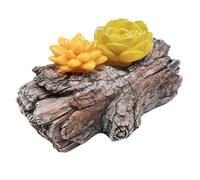 eyYvxmep - Caja de llaves oculta de falsa para exteriores - Funda de repuesto de resina segura para jardín o patio exterior (estilo tocón de árbol)