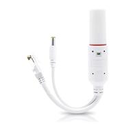 eyYvxmep Divisor PoE de Puerto Rj45 a Prueba de Agua de 10/100Mbps Adaptador PoE Ethernet IEEE802.3 AF Separador de 12 V CC Divisor de 24 V CC de Entrada