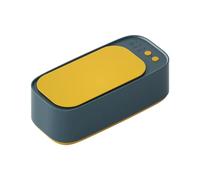 eyYvxmep Limpiadores portátiles de vibración de alta frecuencia de 3 velocidades, máquina de limpieza de 360 °, sincronización para/chupete/herramienta de maquillaje/gafas B, fácil instalación