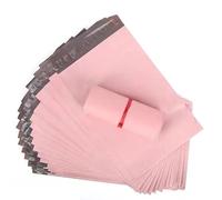 EYZJQSTUV Bolsas plástico Autoadhesivas envíos Postales, 50 Bolsas de Polietileno autoselladas PE Rosa, 16 tamaños(20x35cm 50pcs)
