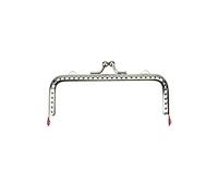 EYZJQSTUV Estructuras metálicas con cierre de beso, 20 piezas de metal plateado for marco monedero con cierre broche beso, varios tamaños 8,5 a 18 cm for bolsas bricolaje(10.5cm)