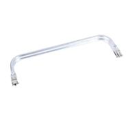 EYZJQSTUV Estructuras metálicas con cierre de beso, Marco de bolso con cierre beso metal plateado, varios tamaños(300x95mm)