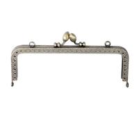 EYZJQSTUV Estructuras metálicas con cierre de beso, Monedero de metal con cierre tipo beso, bronce, varios tamaños(20.5cm)