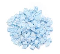 EYZJQSTUV Mini Lazos de Cinta, 30/60 Uds 2,5x2,5 cm Lazos de Cinta Raso Lunares Multicolor for Manualidades DIY(Blue,30pcs)