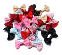 EYZJQSTUV Mini Lazos de Cinta, 50 Uds 4x2,5 cm Lazos de Cinta poliéster Multicolor for Manualidades DIY Decoraciones Boda y Fiesta(Mix Colors)