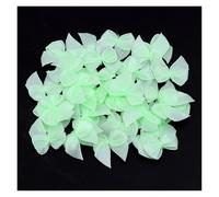 EYZJQSTUV Mini Lazos de Cinta, El satén del poliéster arquea Las PC multicoloras los 2.5x2cm 100-200 for Artes y Decoraciones(Light Green,100Pcs)