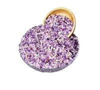 EYZJQSTUV Piedras de Grava para peceras, Piedras de Grava for pecera, Chips lepidolita 1-5mm, 50g/100g, decoración for Manualidades DIY Acuario(50g)