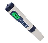 EZ-9909SP Bolígrafo de Prueba de Calidad del Agua 5 en 1 para PH, TDS, Salinidad y Temperatura IP 67 Impermeable a Prueba de Polvo Reconocimiento Automático EZ-9909SP Analizador