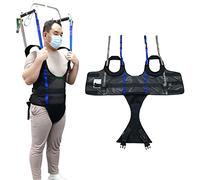 EZ Assistive - Ehucon Comfort - Eslinga acolchada para caminar para pacientes, peso de carga de seguridad de 500 libras, ayuda de pie para entrenamiento de apoyo ambulante, tamaño pequeño (negro-1-S)