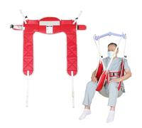 EZ Assistive Eslinga de elevación para pacientes médicos, sin soporte para la cabeza para ancianos, discapacitados, baño o aseo para discapacitados, 500 libras SWL (grande, sin soporte para la cabeza)