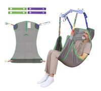 EZ Assistive Eslinga universal de cuerpo completo para elevación o transferencia de pacientes, correa de elevación con tela de malla adecuada para postrados en cama, ancianos o discapacitados para