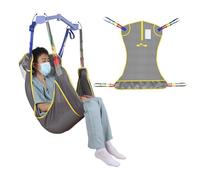 EZ Assistive Eslinga universal de elevación de cuerpo completo para elevación o transferencia de pacientes, correa de elevación con tela de malla adecuada para postrados en cama, ancianos o