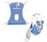 EZ Assistive Hoyer - Eslinga de elevación con inodoro, eslingas de elevación de pacientes para transferencia, correas médicas de cuerpo completo para ancianos, bariátricos, discapacitados, enfermería,