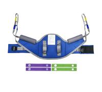 EZ Assistive Sit to Stand Lift - Eslinga acolchada y ayuda de pie con soporte para la espalda, la correa de elevación del paciente funciona con la mayoría de ayudas y equipos de movilidad (grande)