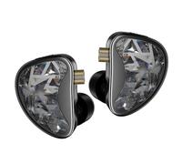 EZ EAR KZ AS24 Auriculares intraurales, 12 Unidades BA en Cada Lado, Auriculares con Cable, KZ HiFi Monitor, actualización IEM, Graves Profundos, adecuados para Bajos, Voces(Pistola, sin micrófono)