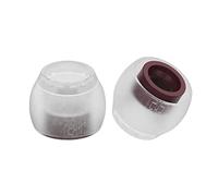 EZ EAR TRI Clarion - Auriculares de repuesto para auriculares de ajuste seguro y comodidad suprema para boquilla de diámetro de 4,5 mm a 5,5 mm, 3 pares en el interior (S*3)