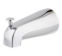 EZ Flo 15083 Boquilla de repuesto para bañera, Cuerpo de zinc, cromado, 2.5 x 2.5 x 5.35