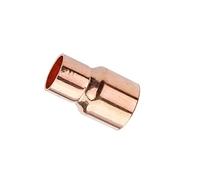 EZ-Fluid Acoplamiento reductor de fontanería de 2 x 0.5 pulgadas, C X C, accesorios de cobre reductores de presión con tope, conexión de tubería de soldadura para residencial, comercial. (1 unidad)