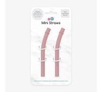ez pz Pack de 2 pajitas para Mini Cup - Rosa pálido - 12+ meses