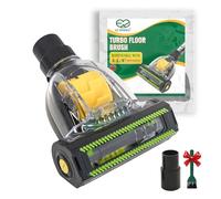 EZ SPARES Mini Cepillo Turbo para Suelo y ácaros, Herramienta de Limpieza de Grietas para aspiradora Universal de 32 mm, se Adapta a la mayoría de Marcas de aspiradoras como Hoover, Bissell, Eureka,