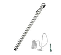 EZ SPARES Tubo compatible con aspiradoras Miele C1, C2, C3, tubo de acero inoxidable telescópico no eléctrico, varita de extensión de 35 mm, varita de fijación para aspiradora central ML