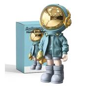 EZ4ENCE Estatuas de Astronauta, Escultura de Hombre Espacial, Regalos de Resina, estatuilla Azul, decoración de habitación para Hombres, hogar y Manualidades, Accesorios de Escritorio, decoración de