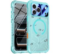 Ezanmull Funda impermeable magnética para iPhone 17 Pro Max, protector de pantalla y cámara integrados, a prueba de golpes, IP68 bajo el agua, a prueba de polvo, a prueba de golpes, para 17 Pro Max de