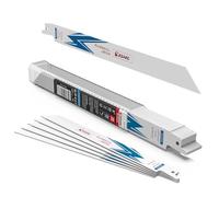 EZARC 25 Hojas de Sierra Alternativa Bimetálicas de Cobalto para Corte de Metales Pesados, Hojas de Sierra Sable de 225mm 14TPI R922PM.