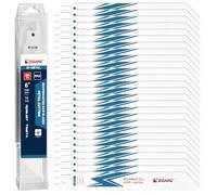 EZARC Paquete de 25 hojas de sierra alternantes bimetálicas de cobalto para corte de metal fino, hojas de sierra de sable de 6 pulgadas, 18TPI R622PT