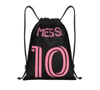 EZB Football Legend Messi - Bolsa con cordón | Mochila de tamaño mediano de 36 x 30 cm | Multiusos: kits deportivos, kits de polietileno, gimnasio, almuerzo, vacaciones, playa, bolsa de fútbol | Inter